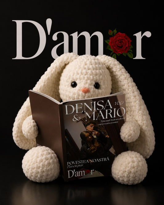 Pachet cadou D'amor (Iepure + Revistă)